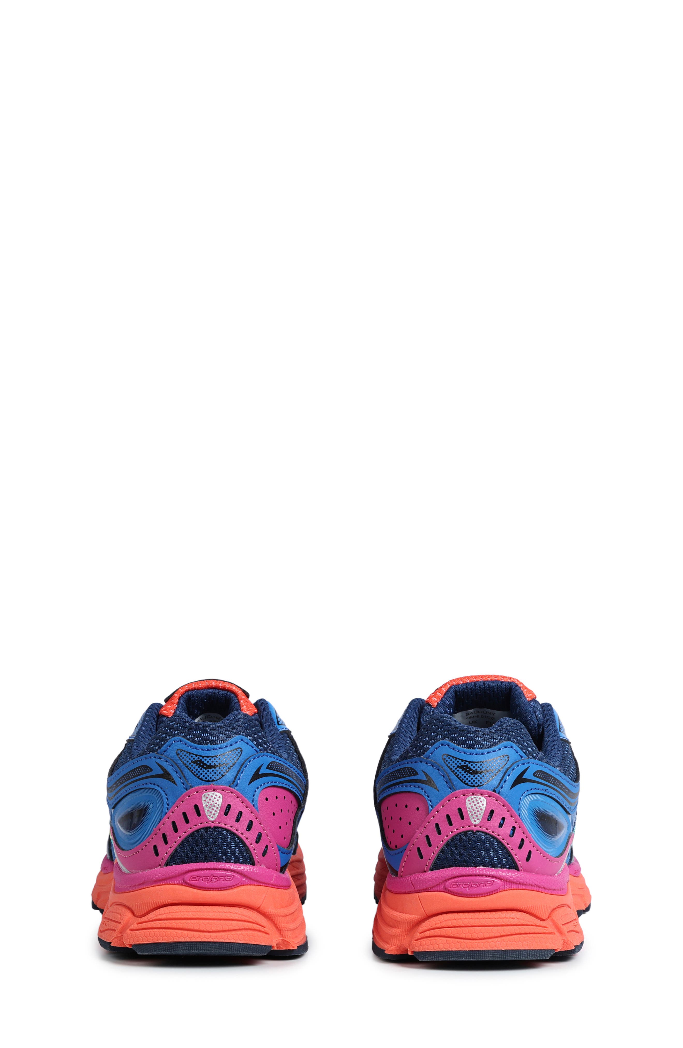 Saucony Kids' Omni 9 Sneaker, Alternate, color, Navy/ Blue