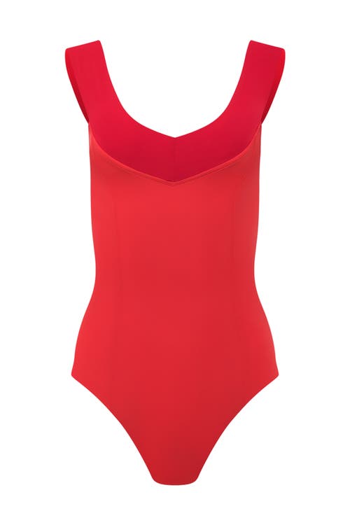 Tabacaru Serena One-piece Swimsuit In Red