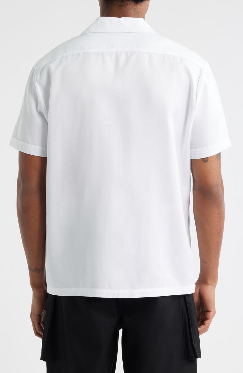 Billionaire Boys Club Antimatter Logo Camp Shirt, Alternate, color, White