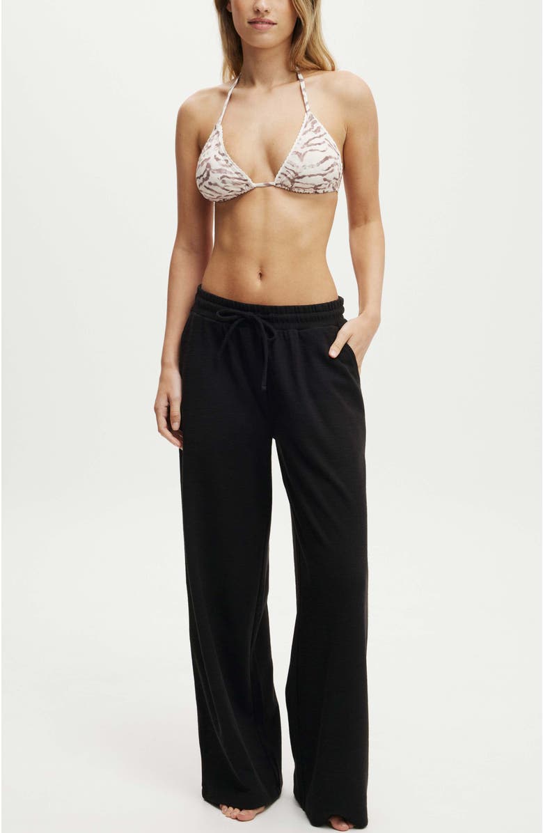 COTTON ON BODY Rib Wide Leg Beach Pant, Alternate, color,