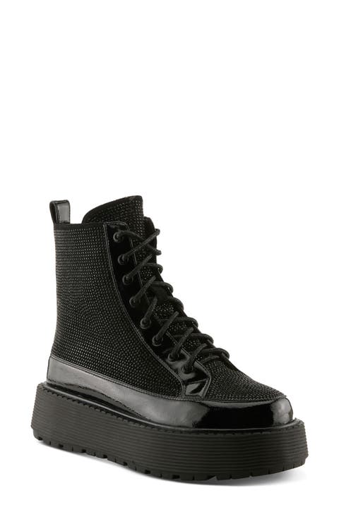 Livewire Platform Combat Boot (Women)