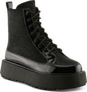 AZURA BY SPRING STEP Livewire Platform Combat Boot