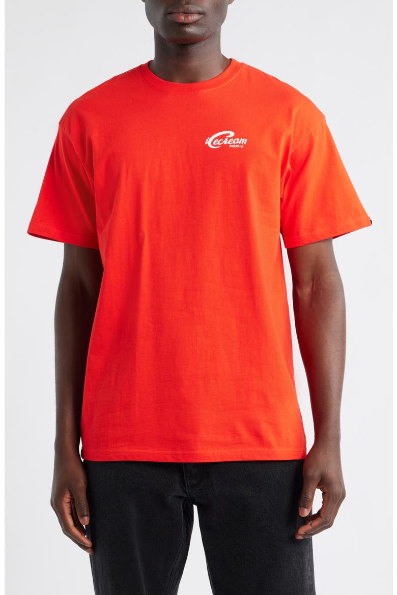 Classic Graphic T-Shirt, Main, color, FIERY RED