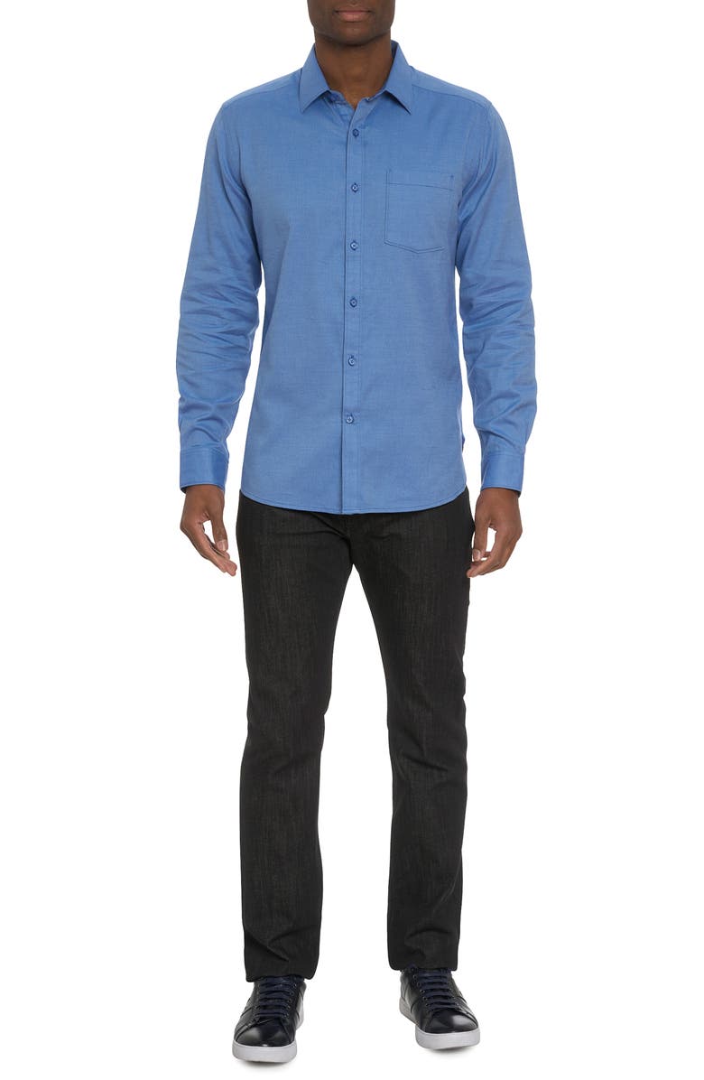 Robert Graham Santa Croce Cotton Blend Button-Up Shirt, Alternate, color,