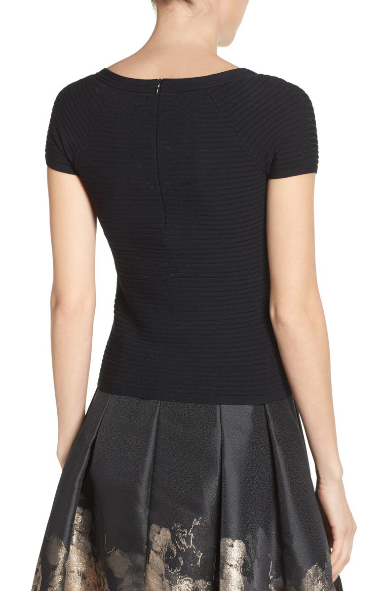 Eliza J Ribbed Top, Alternate, color,