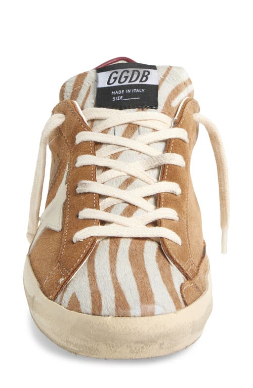 Golden Goose Super-star Mixed Media Low Top Sneaker In Multi