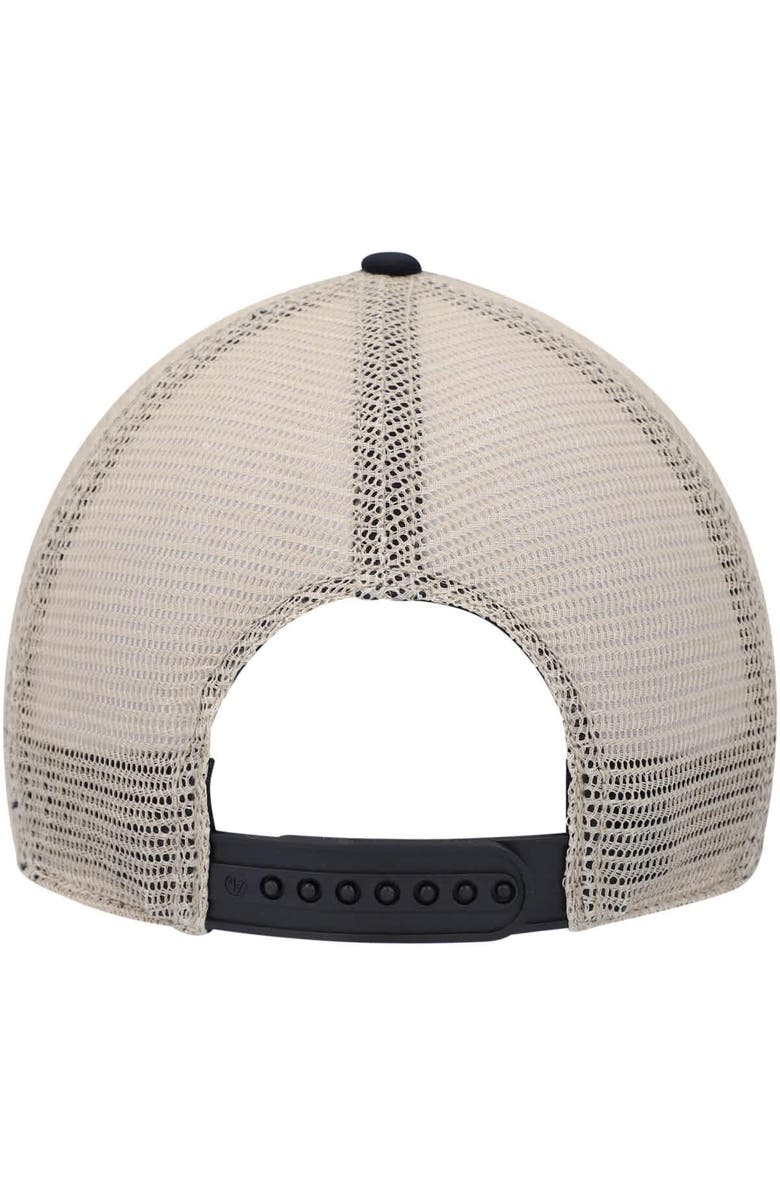 '47 Men's '47 Black/Natural Pittsburgh Steelers Trawler Trucker Clean Up Snapback Hat, Alternate, color, Black