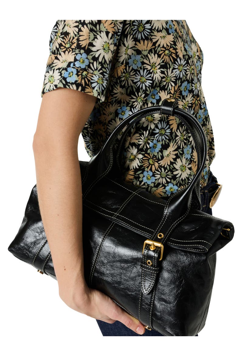 Malinae Floral Print T-Shirt, Alternate, color, Jeans