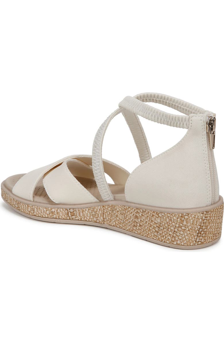 LifeStride Bali Wedge Sandal, Alternate, color, Cream