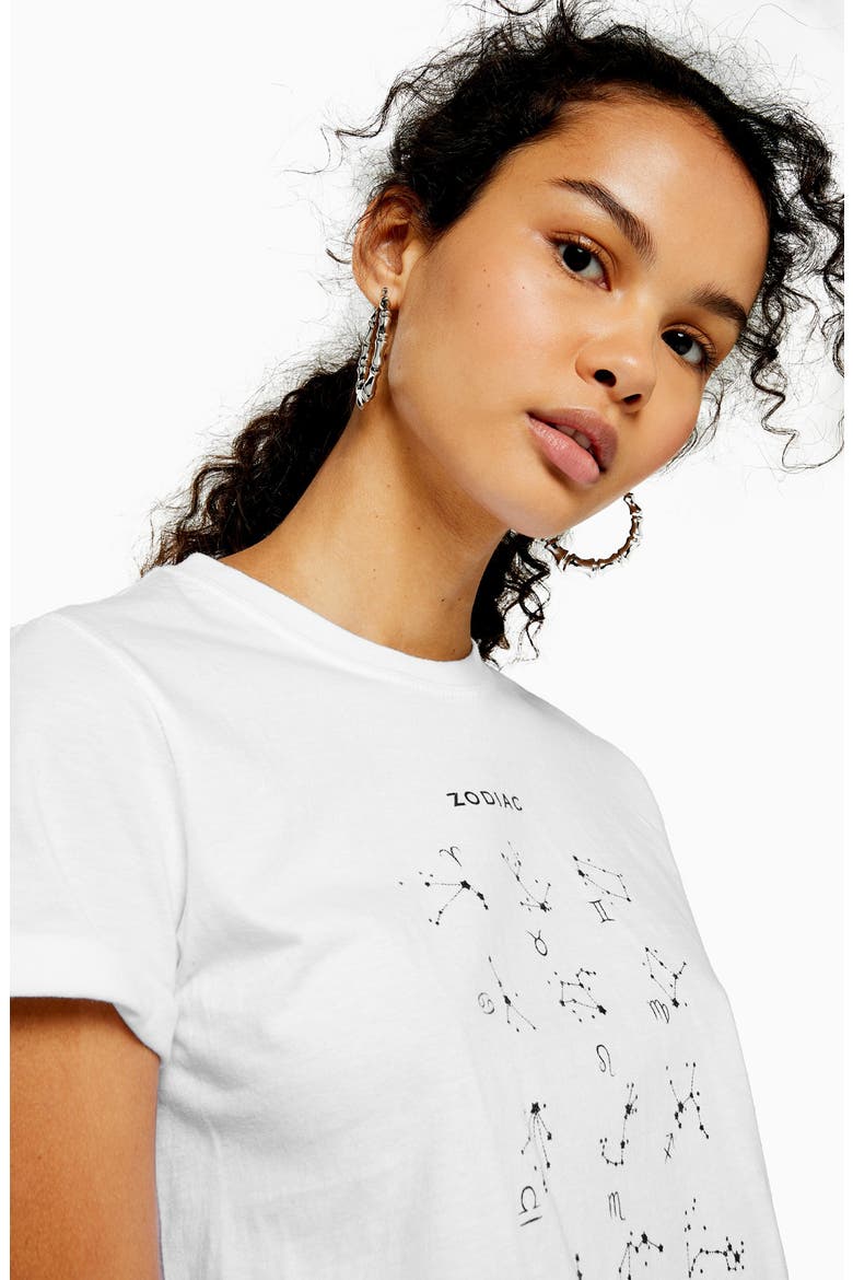 Zodiac Graphic Tee, Alternate, color, WHITE
