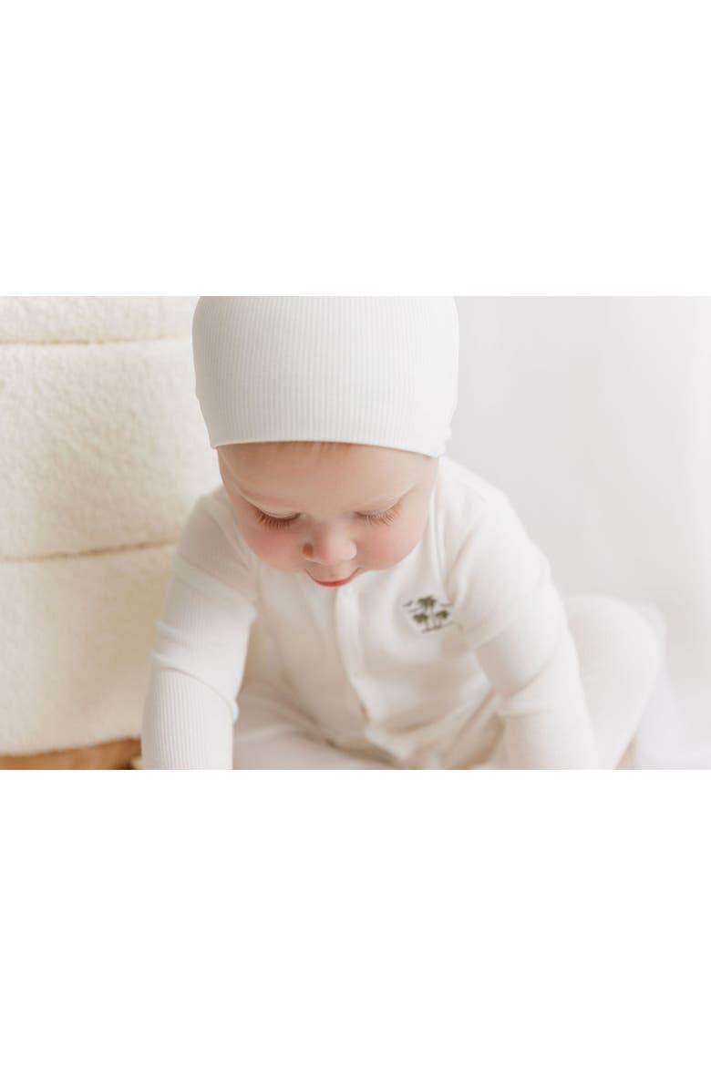 Embroidered Collar Collection - Layette Set, Alternate, color, Ivory