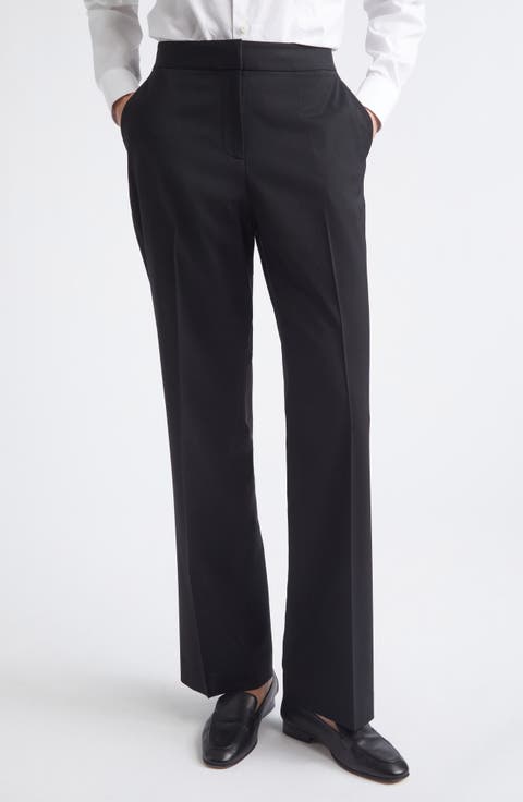 Irving Straight Leg Stretch Wool Pants
