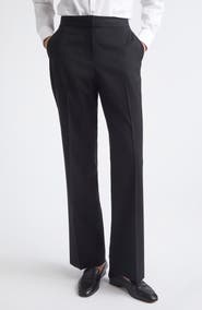 Lafayette 148 New York Irving Straight Leg Stretch Wool Pants