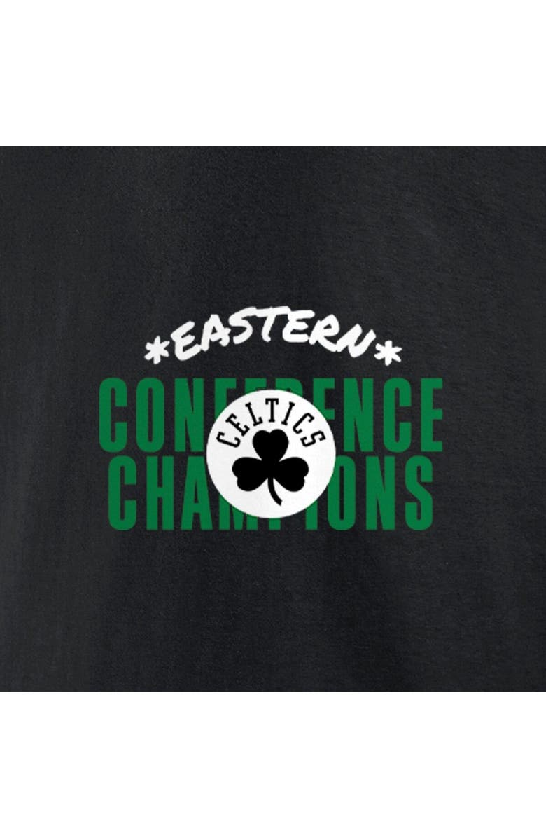 FANATICS Women's Fanatics Branded Black Boston Celtics 2022 Eastern Conference Champions Balanced Attack Roster V-Neck T-Shirt, Alternate, color, 