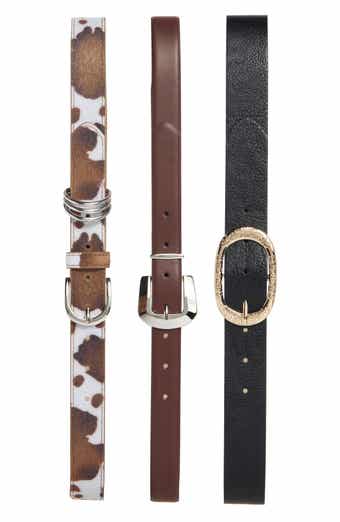 Vince Camuto Assorted Set of 3 Belts