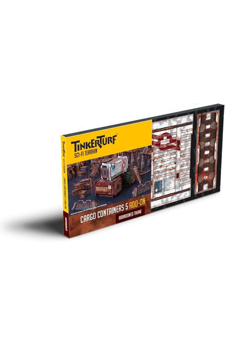 TinkerTurf Scifi Terrain Cargo Containers Series 5 Addon Abandoned Theme, Main, color, Multicolored