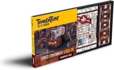 Scifi Terrain Cargo Containers Series 5 Addon Abandoned Theme