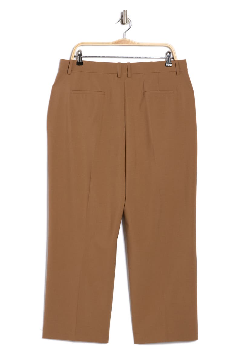 Sevona High Waist Wool Blend Pants, Alternate, color, TRUFFLE