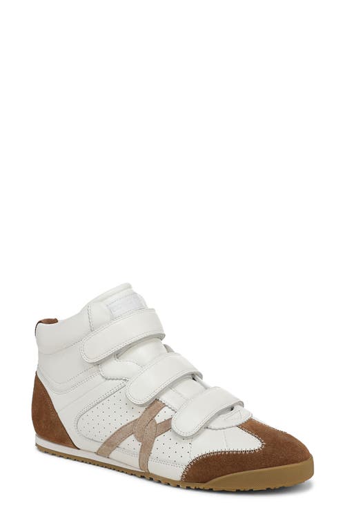 Veronica Beard Nima High-top Velcro Sneaker In Brown