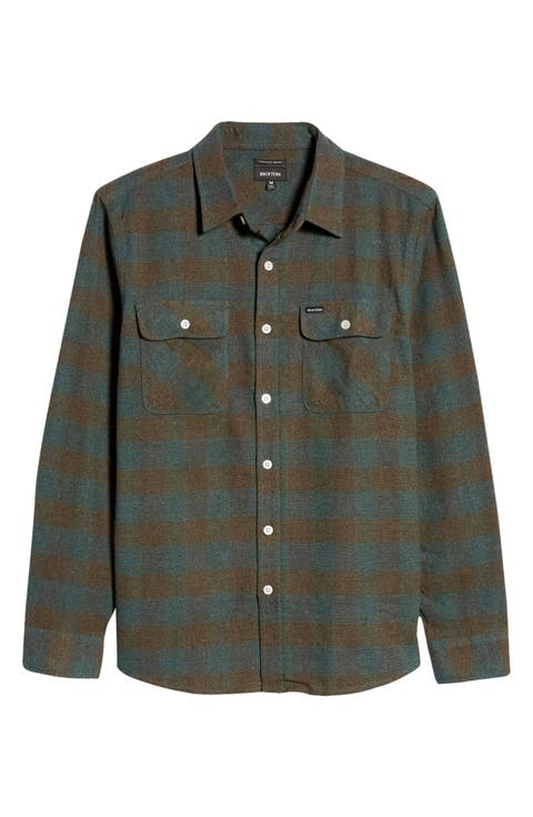 Bowery Check Flannel Button-Up Shirt