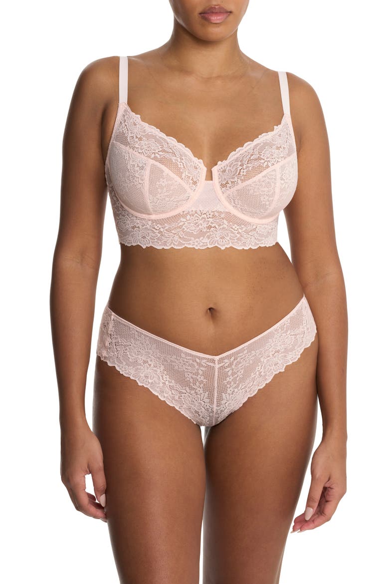Heavenly High Cut Briefs, Alternate, color, WHISPER PINK