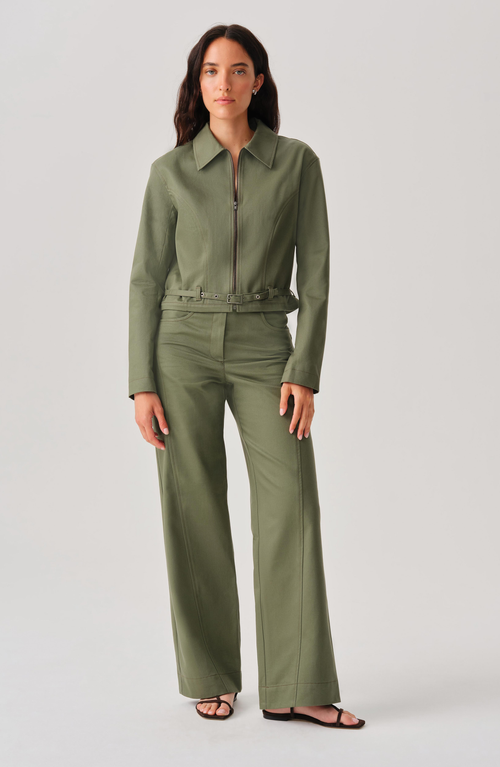 Leman Mercer Sloane Pant In Green