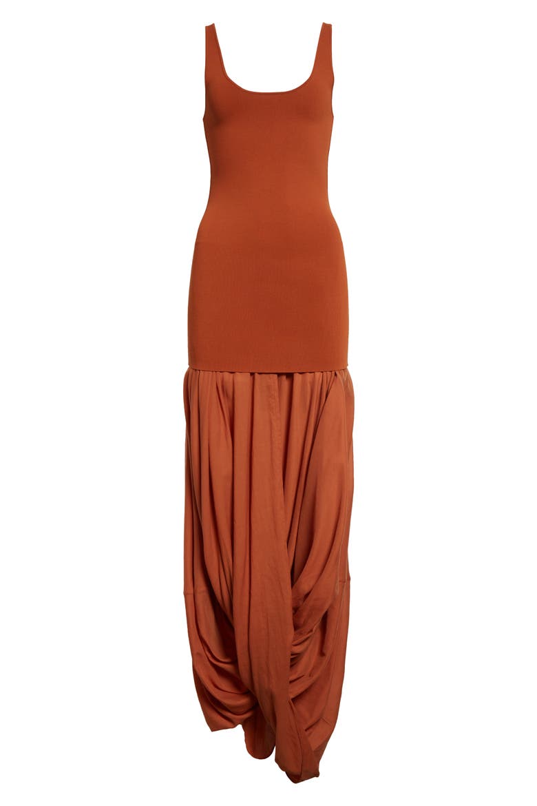 Cocoon Tank Dress, Alternate, color, TERRACOTTA
