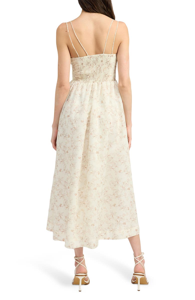 En Saison Jaylin Tie Strap Maxi Dress, Alternate, color, 