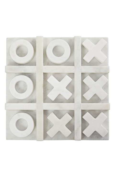 Marble Tic Tac Toe Set