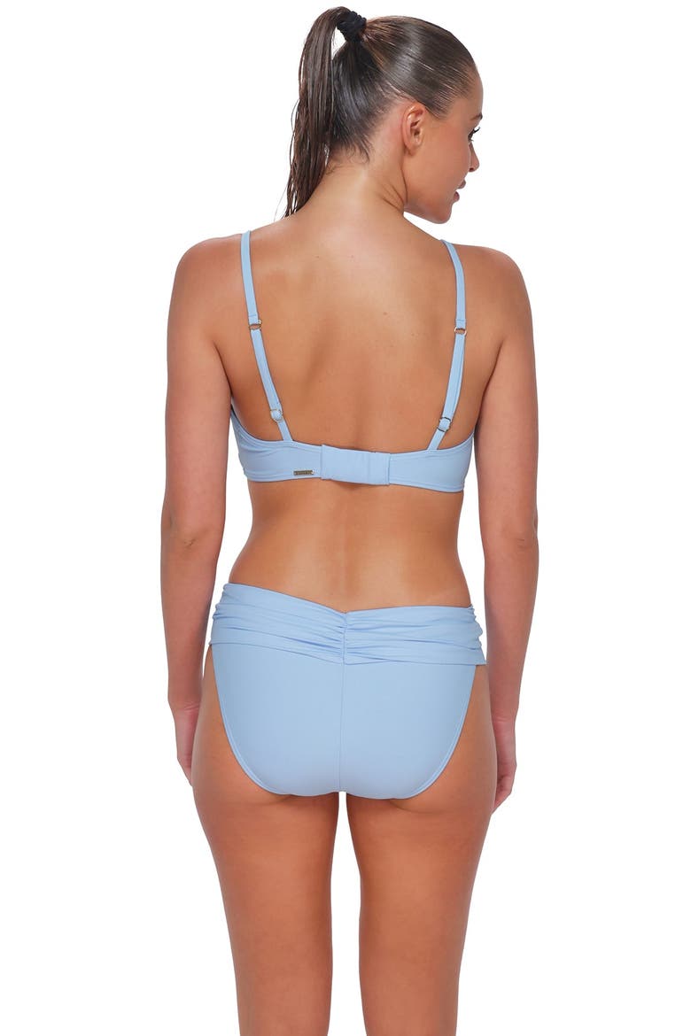 Kauai Keyhole Bikini Swimsuit Top - F Cup, Alternate, color, Blue Whisper
