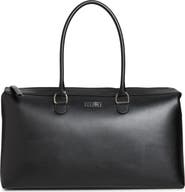 MM6 Maison Margiela Travelling Leather Duffle Bag