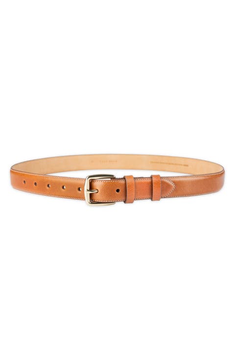 Feather Edge Leather Belt