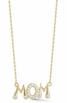 GLAZE JEWELRY Mom Pendant Necklace