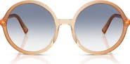 Miu Miu 59mm Gradient Round Sunglasses