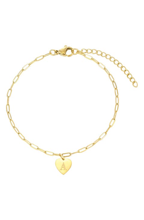 Initial Chain Bracelet
