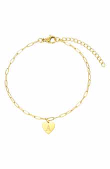 Adornia Initial Chain Bracelet
