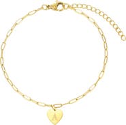 Adornia Initial Chain Bracelet