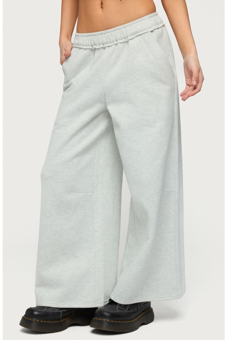 Kori Oversize Sweatpants, Alternate, color, GRAY-MELANGE