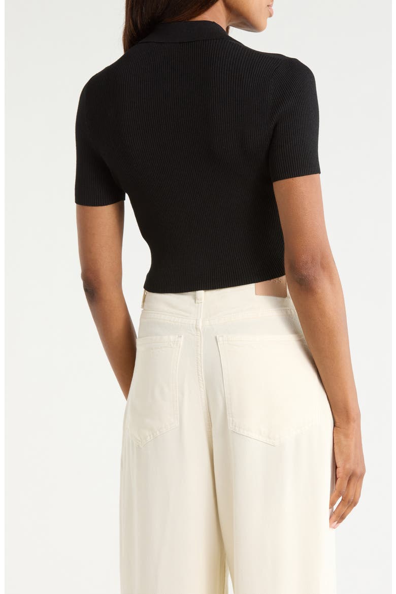 Sholer Knit Top, Alternate, color, BLACK