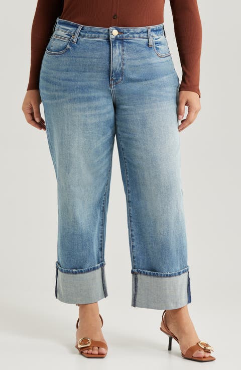 Milla Cuffed Distressed Jeans Milla Cuffed Distressed Jeans