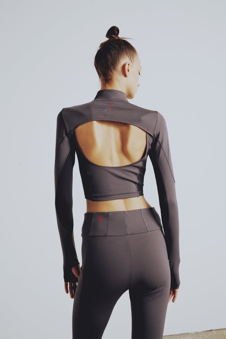 Your *Itch High Neck Active Top, Alternate, color, Anthracite