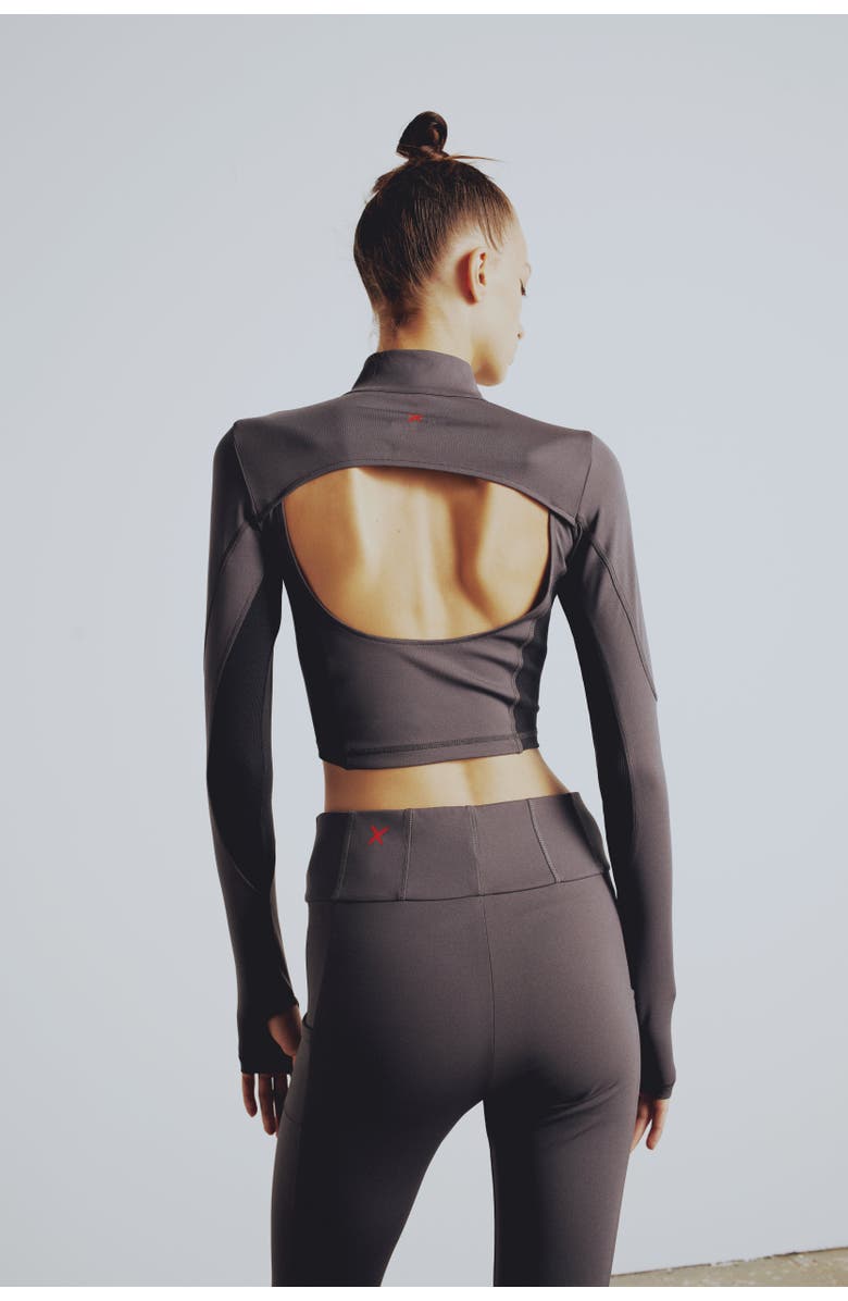 PCFG Your *Itch High Neck Active Top, Alternate, color, Anthracite