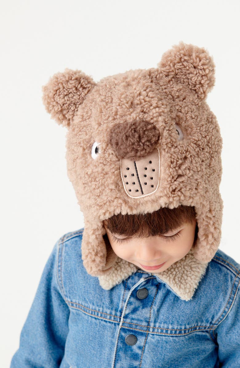 NEXT Kids' Borg Fleece Lined Denim Jacket, Alternate, color, 