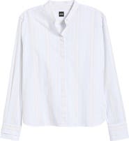 BOSS Bertyna Monday Cotton Button-Up Shirt