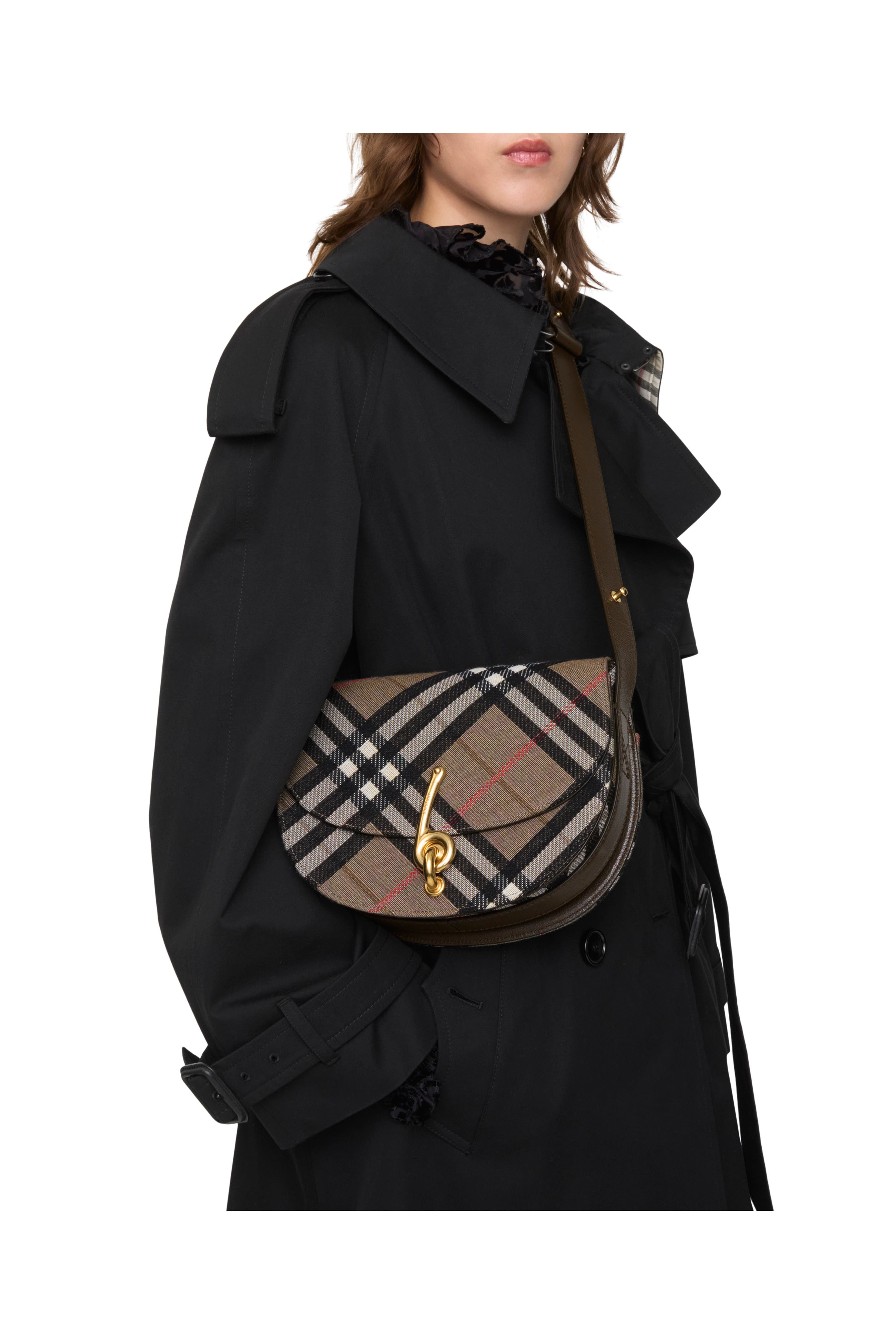 Burberry Small Bridle Bag, Alternate, color, Brush Brown