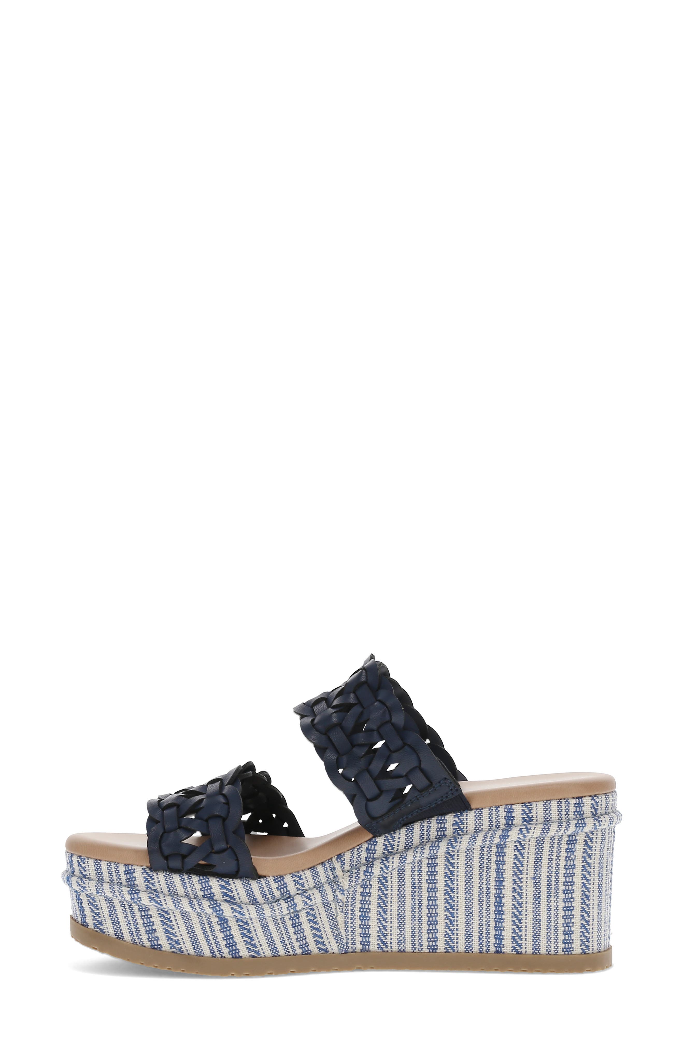 BARETRAPS Skylar Wedge Sandal, Alternate, color, Dark Navy