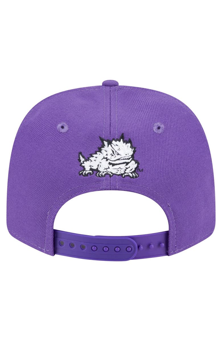 New Era Men's New Era Purple TCU Horned Frogs Team Collective 9SEVENTY Stretch-Snap Adjustable Hat, Alternate, color, Purple