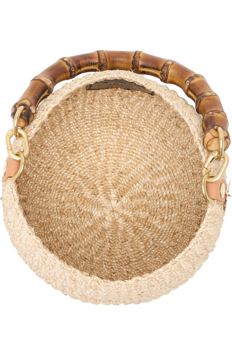 Clare V. Petite Pot de Miel Top Handle Bag, Alternate, color, Cream