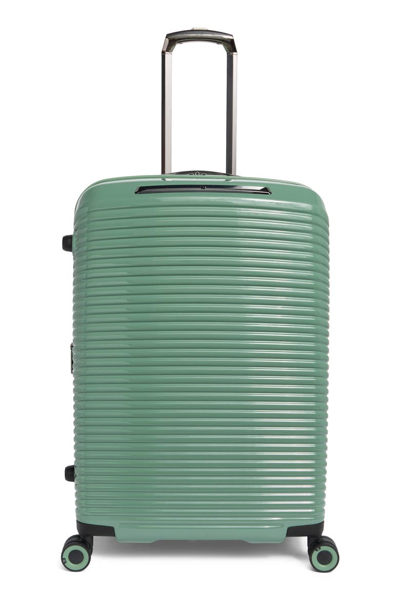 Traversed 25-Inch Hardside Spinner Suitcase, Main, color, HEDGE GREEN