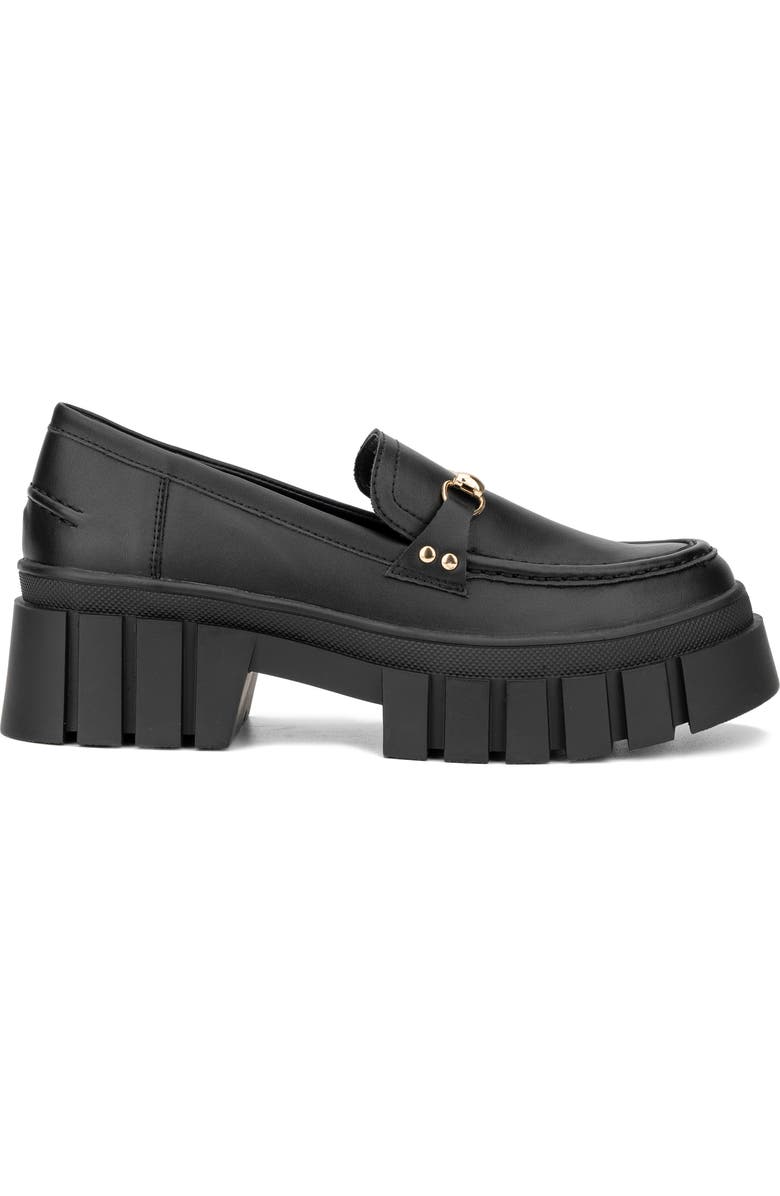 NEW YORK AND COMPANY Seraphina Platform Loafer, Alternate, color, Black